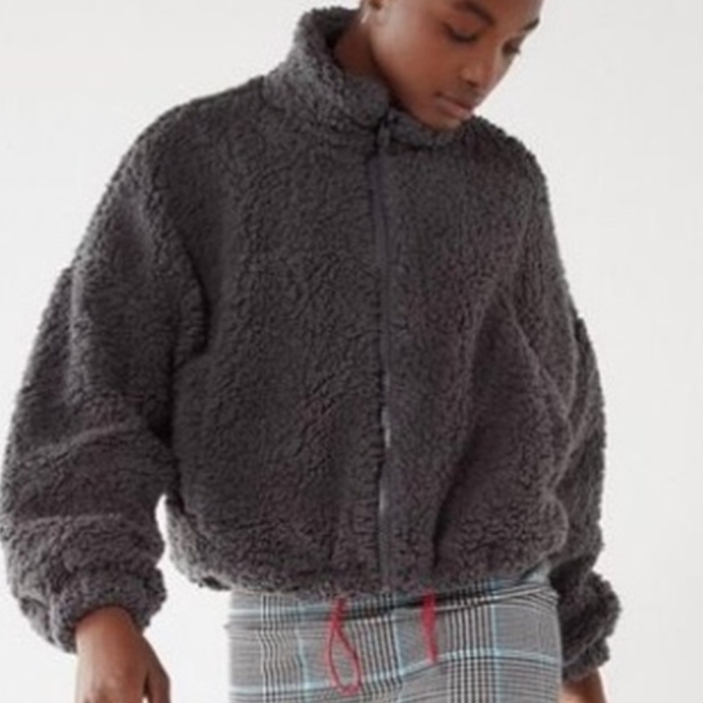 Urban Outfitters Willow Fuzzy Sherpa Jacket